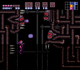 Super Metroid - Escape from Planet Metroid Screenshot 1
